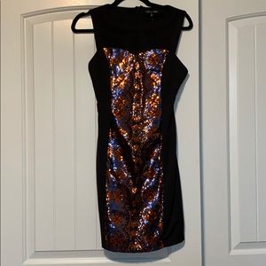 Black sequin  dress